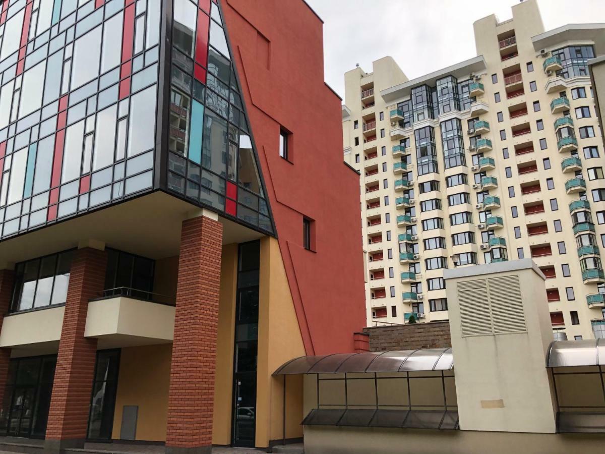 Солнечная Квартира На Ломоносова 71, Вднх Kiev Eksteriør billede